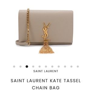 Yves Saint Laurent tassel chain bag